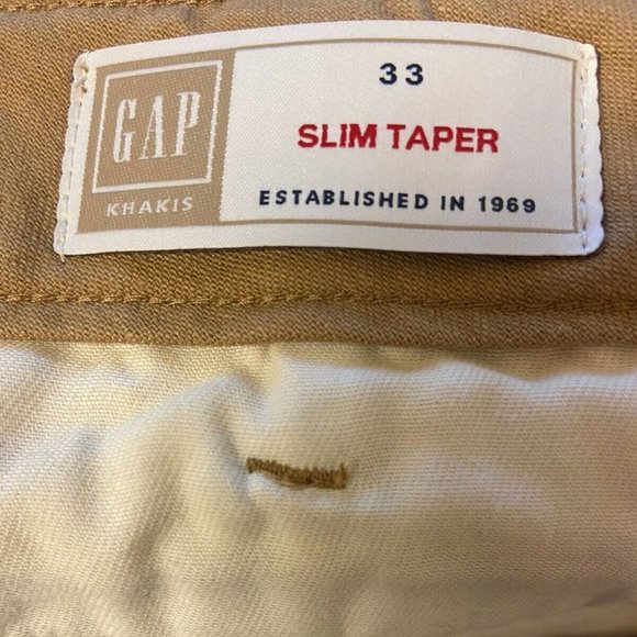 Gap Mens Light Brown Slim Tapered Fit Cargo Pants 38x32 - Picture 6 of 6